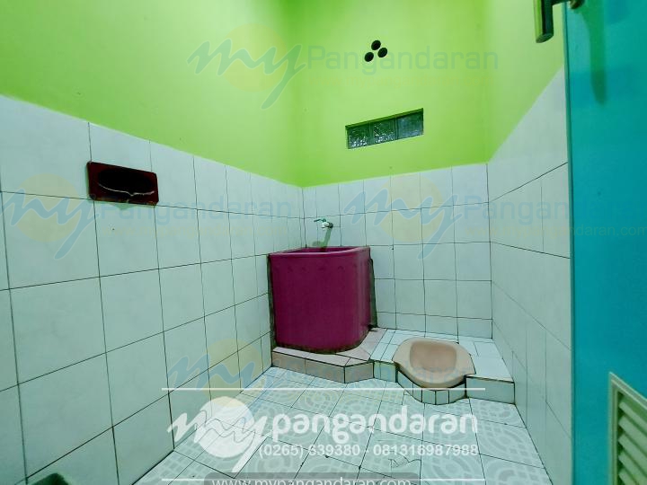  Tampilan kamar mandi bungalow pondok mandiri 2 Pangandaran